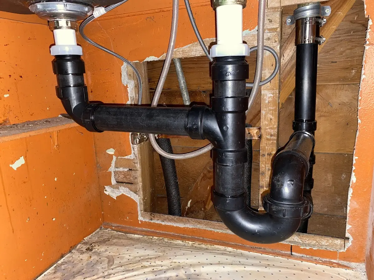 Professional Repiping Services equipment and tools on the job in Brookmont